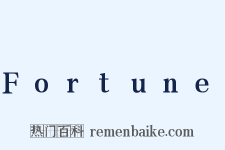 Fortune是什么意思的图片